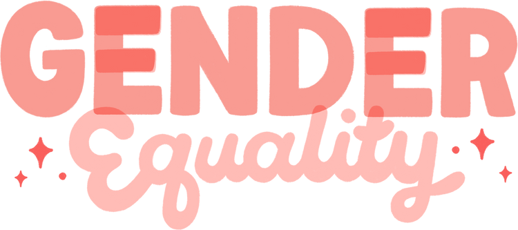 Risograph Gender Equality Typography